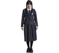 Chaks – Déguisement Mercredi Addams femme – Uniforme Nevermore officiel (veste, chemisier, jupe) M