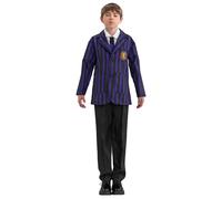 Chaks - Mercredi Uniforme scolaire Xavier Thorpe, costume 3 pièces pour enfants, tenue pour Halloween et Carnaval