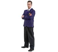 Chaks - Mercredi uniforme scolaire Xavier Thorpe, costume 3 pièces pour adultes, tenue pour Halloween et Carnaval