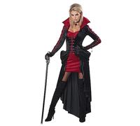 Déguisement Vampire Femme - Taille: Xl (44/46) Rouge