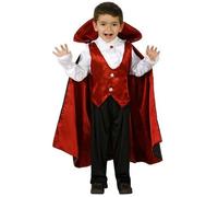 Déguisement Vampire - ATOSA - 7-9 ans - Chemise, Pantalon, Cape - Noir