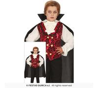 Déguisement Vampire Classique Garçon Dracula Halloween Multicolore Polyester