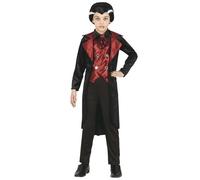 Déguisement De Vampire Élégant Avec Gilet Pour Garçon Multicolore