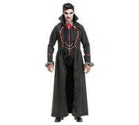 Déguisement Vampire Comte Sirius Homme Noir