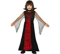 déguisement vampire comtesse gothique fille - 7/9 ans - rouge - guirca 83156 Rouge G