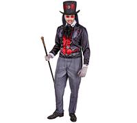 Déguisement Vampire Dandy Homme - Taille: S Argenté