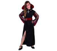 Déguisement Vampire Enfant Pour Fille, Taille 7 À 9 Ans Noir