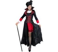 Widmann Vampiress (Dress With Long Coat, Choker With Jabot, Mini Top Hat) (XL) D