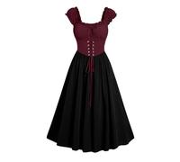 Deguisement Vampire Fille, Costume Femme Vampire, Costumes Confortable Halloween Fête Style Court Chic Et Élégant Robes De Bal Taille Haute Décontracté Cosplay Déguisement Grande Taille Sexy
