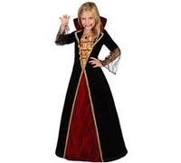 Atosa Déguisement robe longue Vampirea fille Rouge 10-12 ans