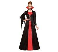 Déguisement Vampire Robe Long Classique Femme Noir / Rouge, Bordeaux