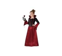 Déguisement vampire rouge et noir fille Halloween 5 à 6 ans