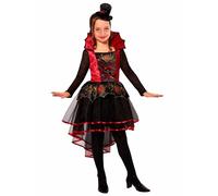 Déguisement Vampire Victorienne Fille Halloween 5 À 7 Ans Vert