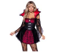 Déguisement Vampire Victorienne Luxe Femme - Taille: S (36-38) Noir