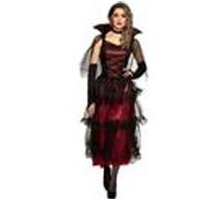 déguisement vampiresse dentelle femme - m/l - rouge - boland 79179 Rouge G