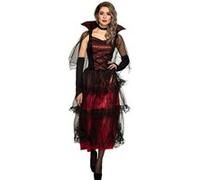 Boland - Costume pour Adulte Vampire de Minuit, Robe Longue, Chauffe-Mains et Cape, Femme Vampire, Ensemble, Carnaval, fête costumée, Halloween