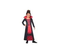 déguisement vampiresse rouge et noire fille - 3/4 ans - rouge - amscan 9908594 Rouge