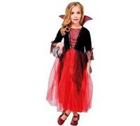déguisement vampiresse rouge fille - 5/6 ans - rouge - ptitclown 55282 Rouge