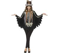 Déguisement Vaudou Tribal Squelette Femme Noir