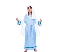 Déguisement Vierge Marie Pour Fille (Taille 7-9a) Multicolore