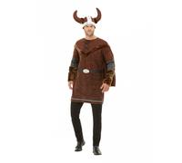 Déguisement Viking Barbare Homme - Taille: Xl Marron
