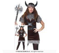 Déguisement Viking Guerrier Préhistorique Fiestas Guirca Beige Polyester - FG8