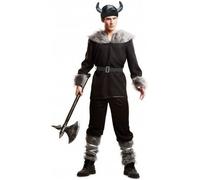 My Other Me Viving Costumes Déguisement de viking sauvage pour homme S Noir