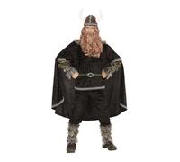 Déguisement Viking sombre - WIDMANN - XXL - Noir - Veste, pantalon, ceinture, casque XXL