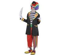 Déguisement vilain clown homme Halloween Small G