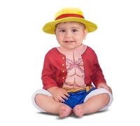 Déguisement - VIVING - One Piece Luffy - Bébé - Rouge - Licence officielle 36 mois