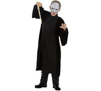 Funidelia | Déguisement Voldemort - Harry Potter pour garçon Magiciens, Poudlard - Déguisement pour Enfant, accessoires pour Halloween, carnaval et fêtes - Taille 7-12 ans - Noir