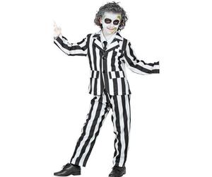 Déguisement - WIDMANN - Beetlejuice - Noir - Enfant - Halloween 11 ans
