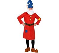 Déguisement - WIDMANN - Blanche-Neige nain rouge adulte - Rouge - Carnaval - Mixte M