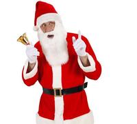 Déguisement - WIDMANN - Bonnet et Barbe du Père Noël - Blanc - Adulte - Intérieur