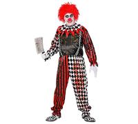 Widmann Costume Party Fashion – Clown tueur, cirque, Halloween