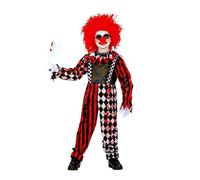 Déguisement - WIDMANN - Costume de clown sanglant - Multicolore - Polyester - Garçon 4-5 ans