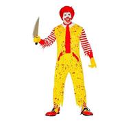 Déguisement - WIDMANN - Costume de clown tueur de hamburgers - Multicolore - Polyester - Adulte M