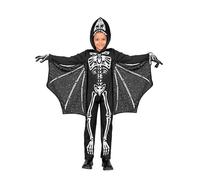 Widmann Costume pour enfant Squelette ptérodactyle – combinaison avec ailes, déguisement Halloween