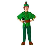 Déguisement - WIDMANN - Garçon du Pays Imaginaire - Vert - Dès 3 ans - Haut, pantalon, chapeau, ceinture 5-7 ans