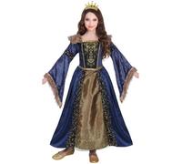Widmann Costume enfant Reine médiévale – Robe princesse Carnaval