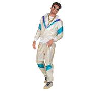 déguisement survêt années 80 holographique adulte - m - gris - widmann 11792 Gris