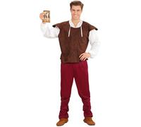 Widmann Milano Costume aubergiste médiéval, taverne, serveur, carnaval – Party Fashion
