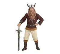 Déguisement - WIDMANN - Velkan Viking - Homme - XXXL - Comprend veste, pantalon, casque XXL