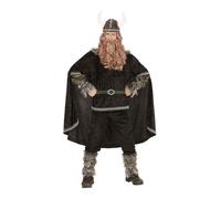 Déguisement - WIDMANN - Viking sombre - XXL - Noir - Veste, pantalon, casque S