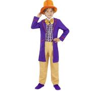 Déguisement Willy Wonka garçon Charlie - Funidelia- 120576- Déguisement garçon Halloween et Carnaval 3-4 ans