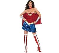 Rubie's Déguisement adulte Wonder Woman – DC Comics officiel – Costume complet Taille M Rouge