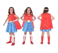 Amscan Déguisement Wonder Woman Classique – Sous licence officielle – Filles 8-10 ans Rouge