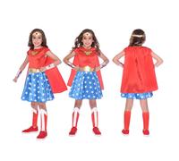 Déguisement Wonder Woman Classique Enfant Rouge