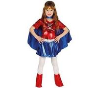 déguisement wonder women fille - 5/6 ans - bleu - guirca 87467 Bleu G