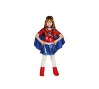 déguisement wonder women fille - 7/9 ans - bleu - guirca 87468